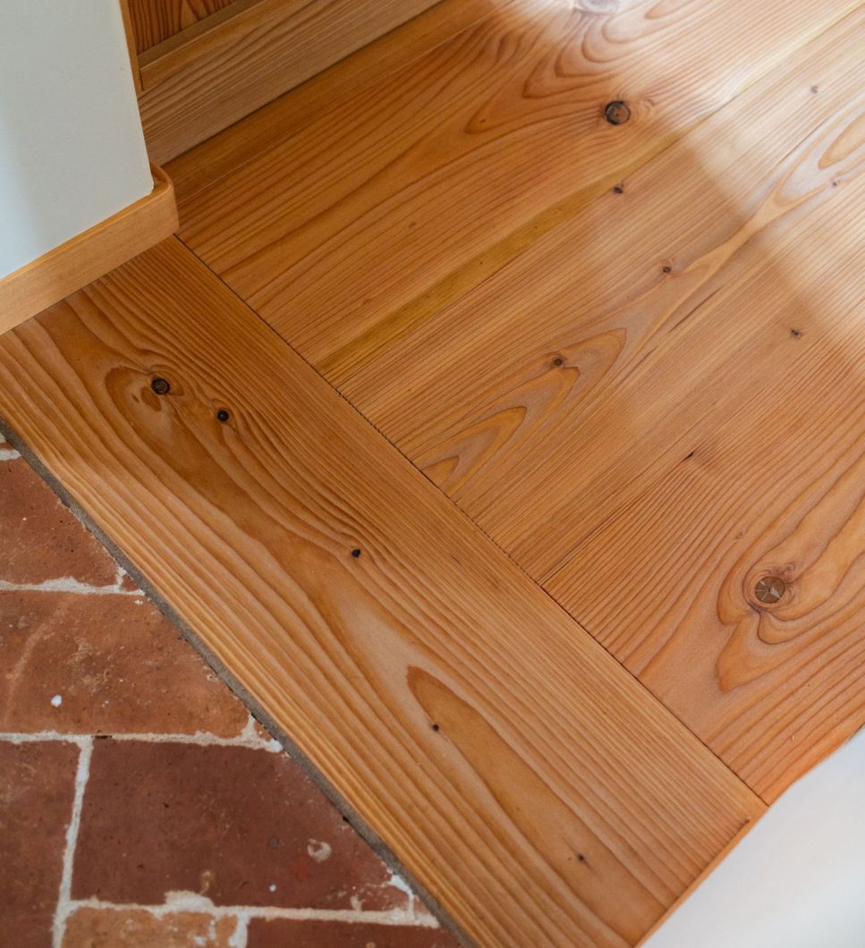 Douglas Fir Wide Plank Wood Flooring - 006 | British Institute of